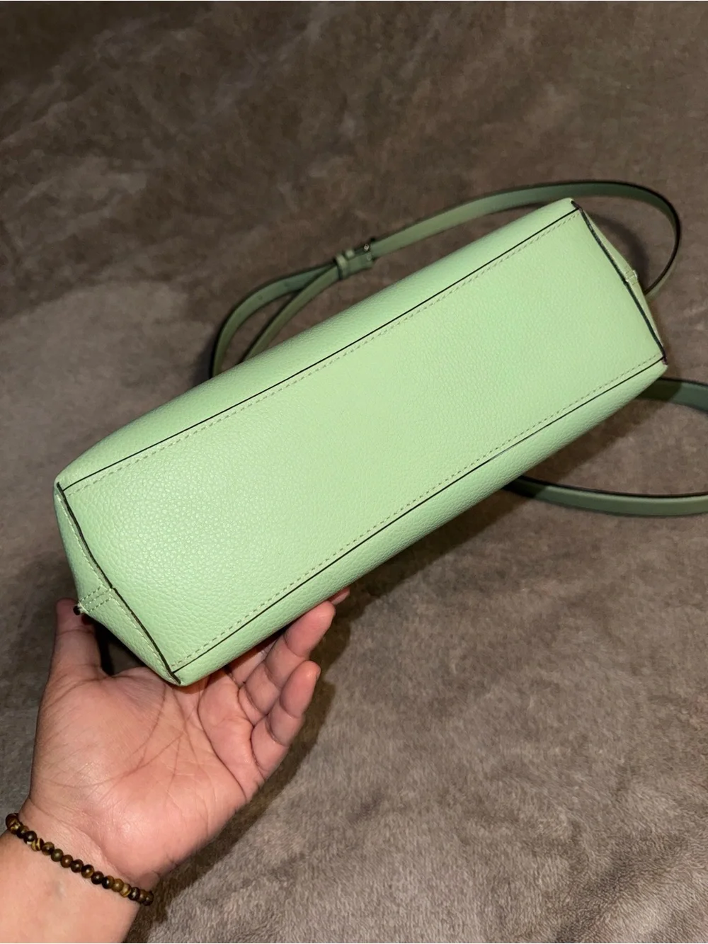 Mollie Bucket 22 bag from Coach Two-Tone Leather Tote - Pink & green